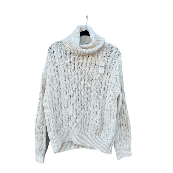 Anthropology Pilcro Cable Knit Turtleneck Sweater NWT Size Small - Picture 5 of 10